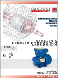 Каталог Электродвигатели ЕХ взрывобезопасные Cantoni